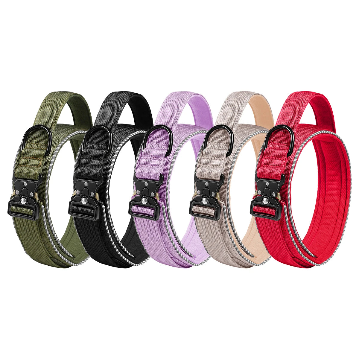 Forgetail TrailGuard Tactical Dog Collar | Adjustable Military Style Collar