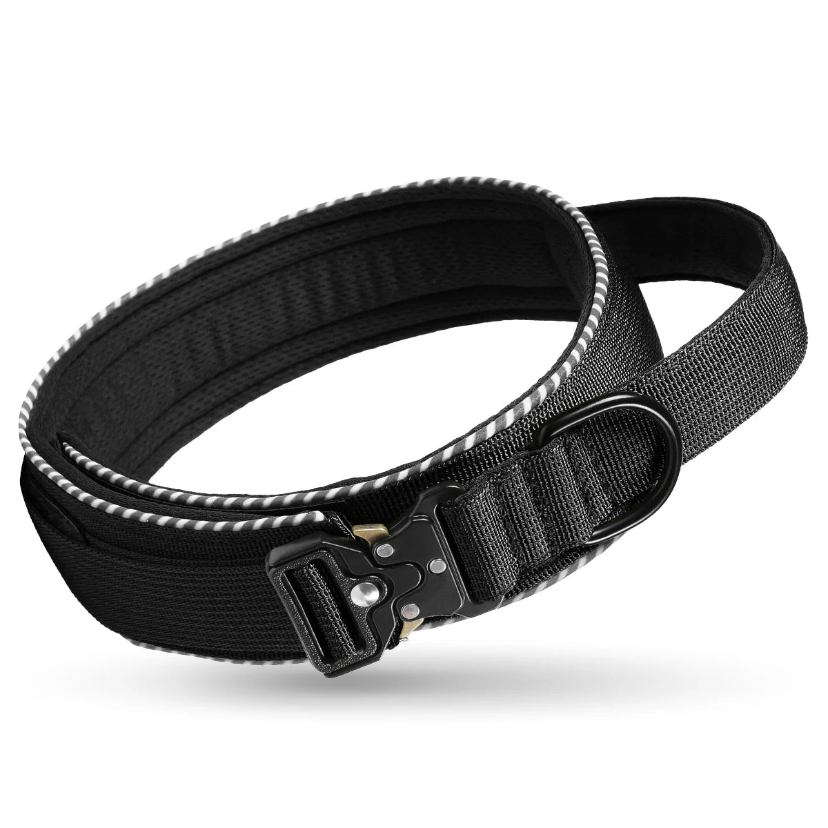 Forgetail TrailGuard Tactical Dog Collar | Adjustable Military Style Collar