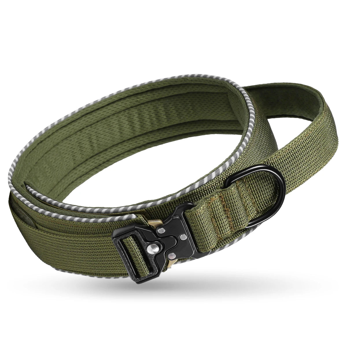 Forgetail TrailGuard Tactical Dog Collar | Adjustable Military Style Collar